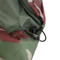 Outsunny Sacco a Pelo Singolo 210x75cm Impermeabile per Campeggio con Borsa da Viaggio, Temperatura: 15-20℃, Mimetico(m-10)