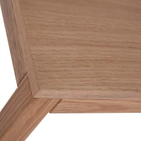HOMCOM Tavolino da Caffè da Salotto Quadrato Design Neurale Ampio Piano Legno MDF Resistente Capacità di Peso:45kg 60x60x45cm(m-5)