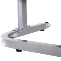 HOMCOM Tapis Roulant Meccanico (Non Elettrico) Con Monitor LCD a Batteria, Angolatura e Altezza Regolabili e Superficie di Corsa Antiscivolo(m-11)