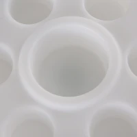 Outsunny Portabicchieri Luminoso con Luci LED Colorate e Telecomando (Max. 5m), 7 Vani (Bottiglia/Bicchieri), Ф42x15cm(m-6)