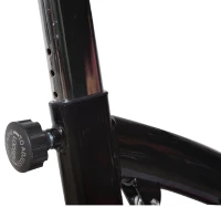 HOMCOM Spin Bici Bicicletta Bike Indoor Allenamento Aerobico Ciclo Home Fitness Palestra In Casa Con Display a LED Rosso(m-12)