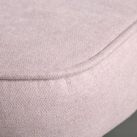 HOMCOM Sgabelli da Bar o da Cucina, Set 2 Sgabelli Design Imbottiti e Moderni, Rosa Nero e Oro, 55x44.5x101cm(m-9)