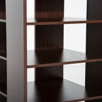 HOMCOM Mobiletto Multiuso Salvaspazio con Rotelle a 4 Ripiani 50 x 47.5 x 84cm(m-9)