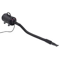 PawHut Asciugatore Soffiatore Aria Calda 2400W per Cani Animali Domestici 40x16x20cm Nero(m-4)