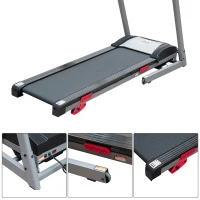HOMCOM Tapis Roulant Elettrico Professionale Pieghevole con Schermo LCD e MP3 1.75HP(m-9)