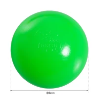 HOMCOM Set di 100 Palline da Gioco per Bambini Giocattolo Colorate Diametro 8cm(m-3)