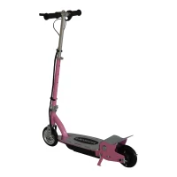 Homcom - Monopattino Elettrico 13Km/h Elettroscooter 120W 81.5 x 37 x 90cm Rosa(m-5)