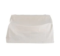 HOMCOM – Telo Copridivano Telo Arredo Multiuso in Tessuto Oxford Crema 140 × 84 × 56/94 cm(m-4)