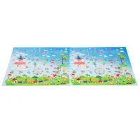 Homcom Tappeto Puzzle per Bambini Disegno Fantasia 8 Tessere 61.5x61.5cm(m-4)