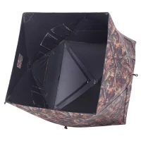 Outsunny Tenda Stealth Camo per Caccia e Fotografia 2 Persone 4 Finestre Ottima Visibilità Tessuto Oxford 145x145x165cm(m-9)