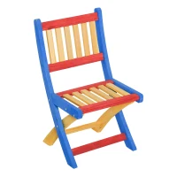Outsunny Set Tavolo da Giardino con 4 Sedie Legno di Abete Colorato(m-3)