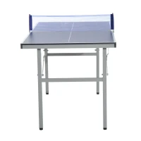 HOMCOM Tavolo da Ping Pong Professionale con 2 Racchette, 3 Palline in Legno MDF 125 x 75 x 75cm(m-5)