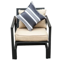 Outsunny - Set di Mobili da Giardino Poltrone Elegante di Alta Qualità(m-8)