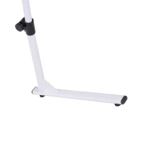 Vinsetto Tavolino Pieghevole Multifunzionale Altezza Regolabile con divisorio incorporato in MDF Classe E1 con Telaio Metallico Max:20kg 80x40x45-65cm(m-8)