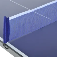 HOMCOM Tavolo da Ping Pong Professionale con 2 Racchette, 3 Palline in Legno MDF 125 x 75 x 75cm(m-9)