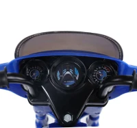 HOMCOM Triciclo Moto Elettrica per Bambini  80 × 43 × 54.5cm Blu(m-6)