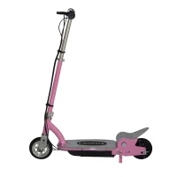 Homcom - Monopattino Elettrico 13Km/h Elettroscooter 120W 81.5 x 37 x 90cm Rosa(m-3)