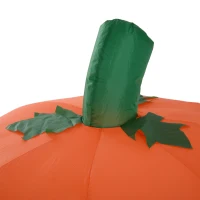 HOMCOM Zucca Gonfiabile Halloween Decorazione Gigante con Luci LED Altezza 1.2m(m-7)