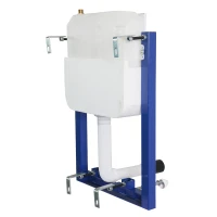 HOMCOM Cassetta di Risciacquo ad Incasso Nascosto per WC Capacità 7L Plastica 73.6 × 48 × 11.6cm(m-5)