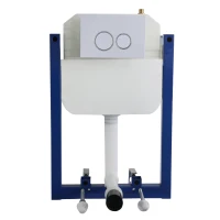 HOMCOM Cassetta di Risciacquo ad Incasso Nascosto per WC Capacità 7L Plastica 73.6 × 48 × 11.6cm(m-3)