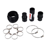 HOMCOM - Trituratore Pompa di Scarico 800W per WC, Lavabo, Bidet, Doccia in PP 43 x 23 x 26cm Bianco(m-6)