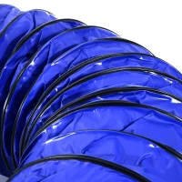 Pawhut Activity Agility Obedience Training Open Tunnel-Blue(m-1)