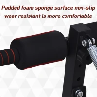 HOMCOM banca pliabila pentru abdomene, 48x135x61-68cm(m-8)