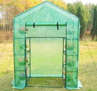 Outsunny, sera cu rafturi si acoperis, 143x73x195 cm(m-14)