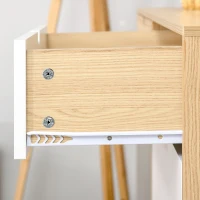 Homcom Dulapior Multifunctional Nordic – 2 Usi & Sertare 100×40×79,5 cm(m-8)