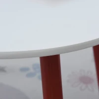 HOMCOM set masa si 2 scaune rotunde, model instelat(m-8)