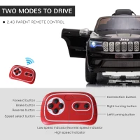 HOMCOM Jeep pentru Copii Electric Conducere Manuala si cu Telecomanda Viteza 0-3 km/h(m-6)
