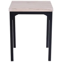 HOMCOM Set masă și scaune stil loft, ideal pentru spații mici(m-5)