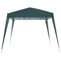 Outsunny Foisor Pliabil de Gradina 2.4x2.4m în Oțel și poliester, Verde(m-4)