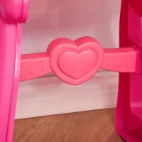 HOMCOM Masuta pentru machiaj cu scaun 36 accesorii, oglinda cu lumini si muzica(m-11)