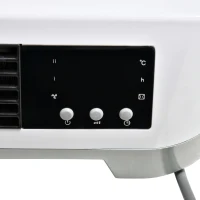 HOMCOM Soba Electrica de Perete cu Telecomanda Timer de Temperatura Reglabila Timer 12h(m-9)