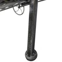 Outsunny Ghiveci de Gradina pe 3 Niveluri cu Roti, Argintiu,53 x 39 x 79 cm(m-10)