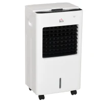 HOMCOM Aparat de racire Ventilator cu Ghiata camere 20m² 9 funcții telecomanda(m-1)