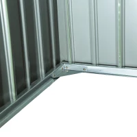 OutSunny Casuta pentru robot de tuns iarba automata in otel 63cm(m-10)