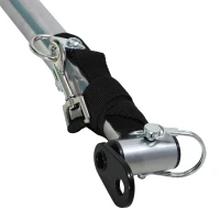 PawHut Rimorchio per Bicicletta per Animali Domestici Ruota 50 cm Impermeabile Azzurro Grigio(m-9)