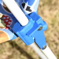 Outsunny Scaun Pliabil pentru Copii cu Umbrela Parasolar pentru Mare si Camping(m-9)