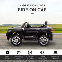 HOMCOM Jeep pentru Copii Electric Conducere Manuala si cu Telecomanda Viteza 0-3 km/h(m-4)