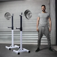 HomCom Suport haltere pentru ridicare greutăți - Max 200kg(m-9)