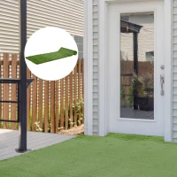 Outsunny Covoras de iarba falsa 4x1m, 40mm Gazon sintetic nu-toxic si anti-UV(m-2)