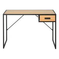 HOMCOM Birou Compact cu Design industrial cu 1 Sertar(m-4)