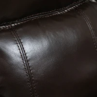 Homcom Fotoliu Rabaltabil 150° din Piele Pu Recliner cu Suport pentru Picioare Integrat, Maro 90x95x100cm(m-8)