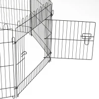 PawHut tarc pentru animale mici, panouri otel, 158x61cm(m-11)