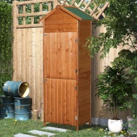 Outsunny, magazie pentru scule, 79x49x190cm, lemn(m-2)