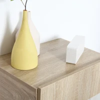Homcom Comodine Suspendate 40×30 cm in Stil Modern – Legno(m-6)