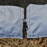 Outsunny Foisor de Gradina 3x3m cu Plasa de Tantari din Poliester si Metal(m-9)