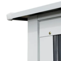 Outsunny Cabana Unelte din Otel Impermeabil 143cm x 89cm x 186cm Gri(m-10)